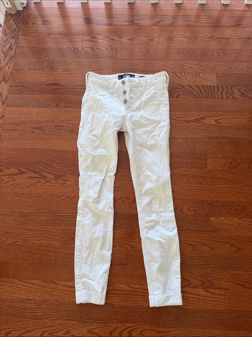Hollister White Women's Skinny Jeans